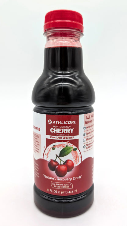 16 ounce bottle of Athlicore Montmorency Cherry Juice Concentrate